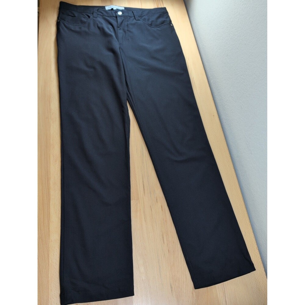 Rye 51 Men's Pants Fit 36x32 Tech Performance Voyager Black Stretch Wicking Golf